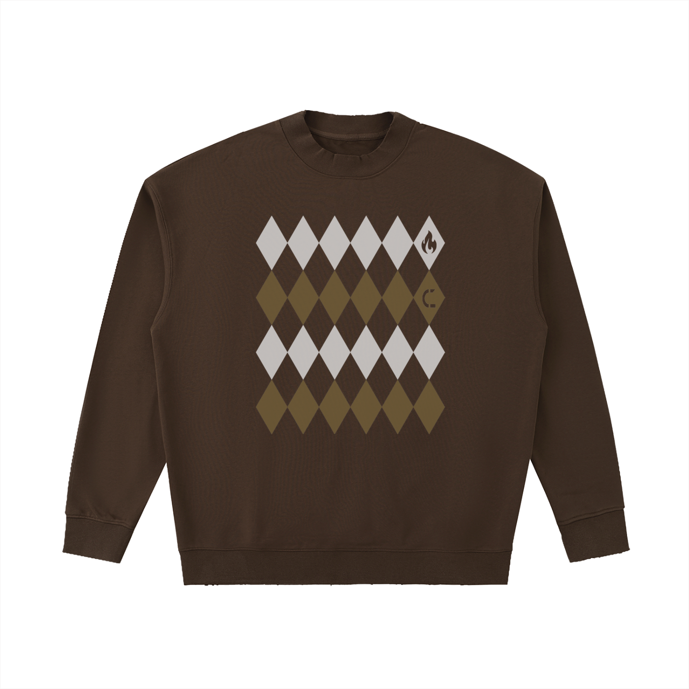 SIX OF DIAMONDS: Drop Shoulder Crewneck Sweatshirt
