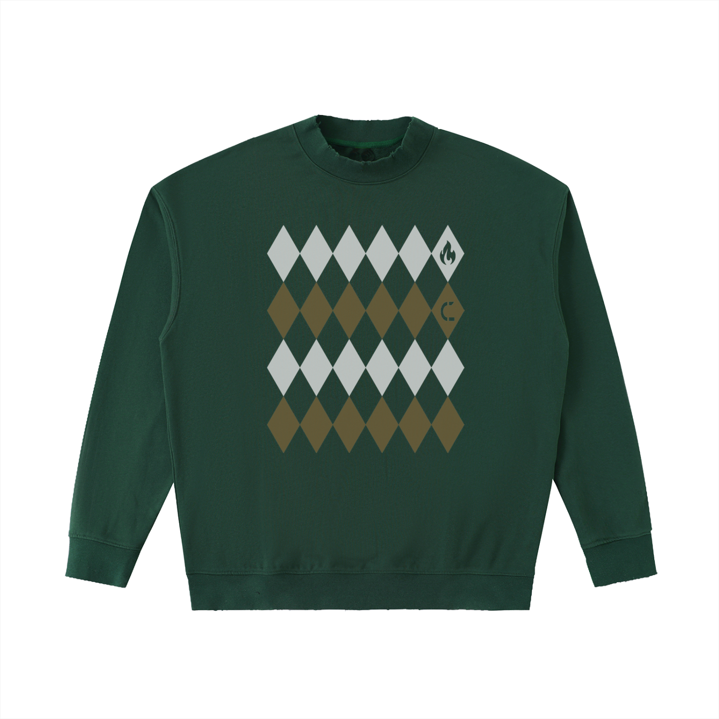 SIX OF DIAMONDS: Drop Shoulder Crewneck Sweatshirt