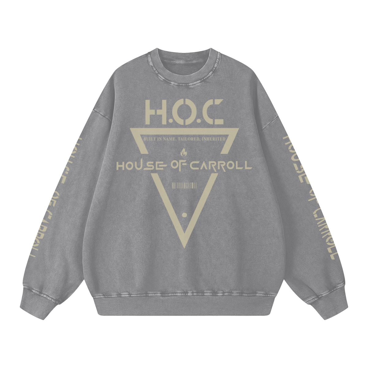 ORIGINAL GANGSTA SANCTUARY: Snow Washed Oversized Sweatshirt