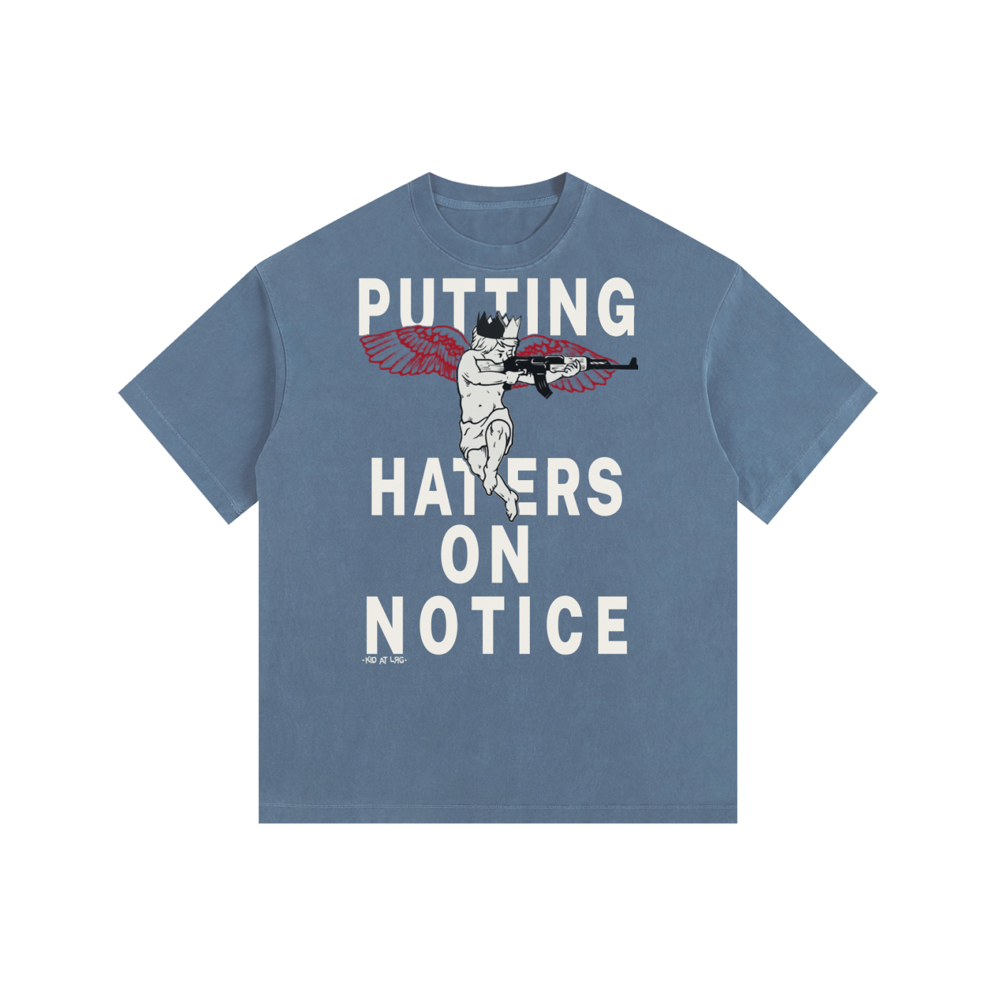 HATERS ON NOTICE: Vintage Washed Oversized Cotton T-Shirt