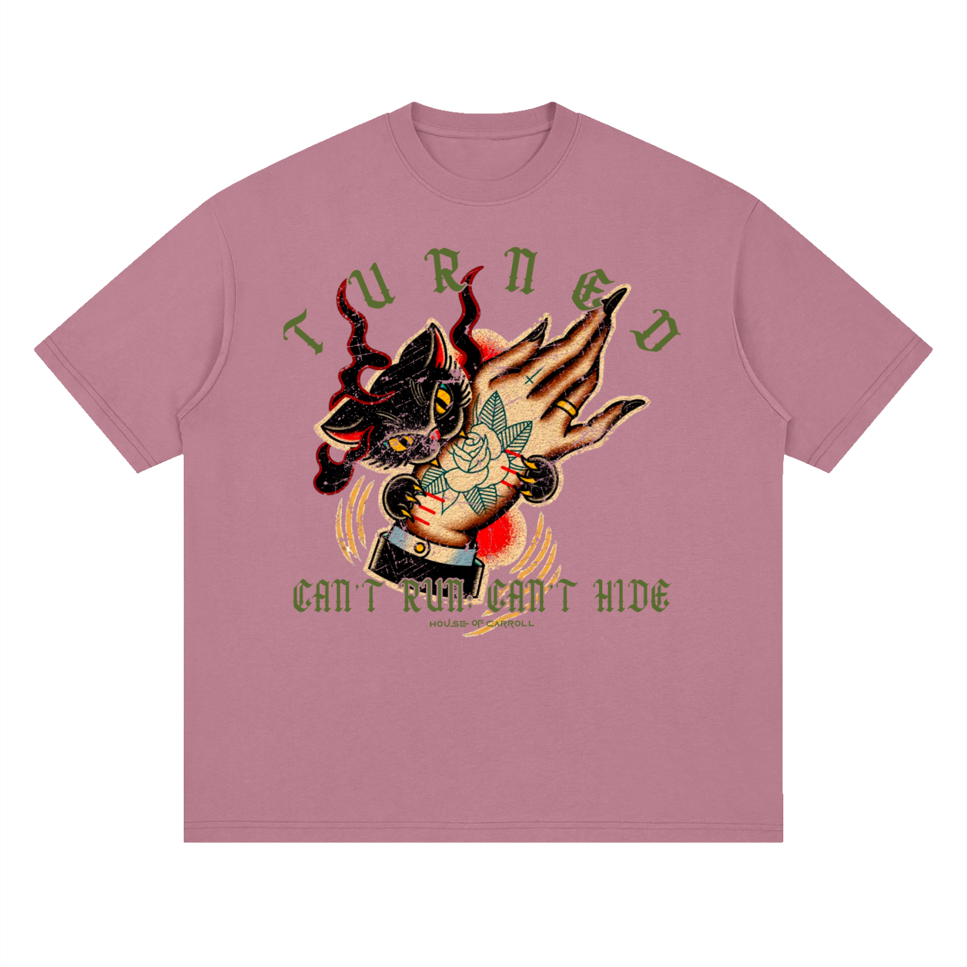 TURNED: Streetwear Loose Drop Shoulder T-Shirt