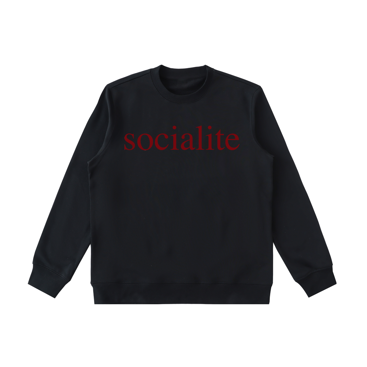 SOCIALITE: Essential Heavyweight Crewneck  Sweatshirt