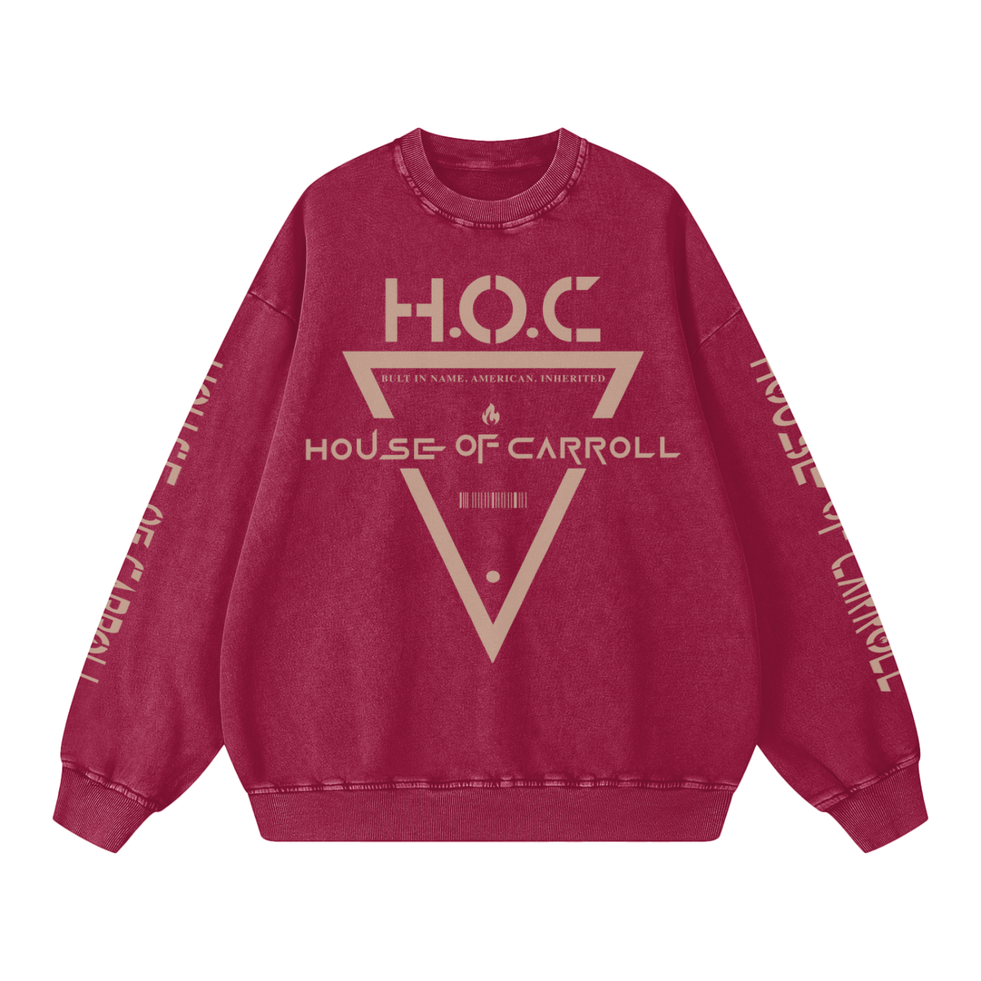 ORIGINAL GANGSTA SANCTUARY: Snow Washed Oversized Sweatshirt