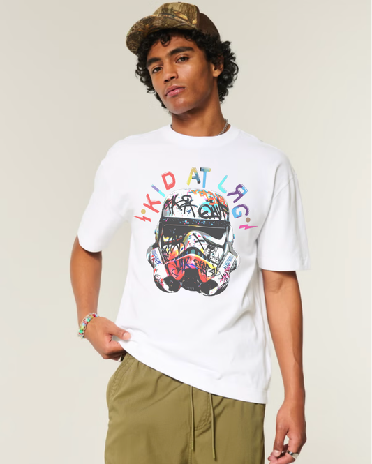 MAYHEM:Heavyweight Drop Shoulder Cotton T-Shirt