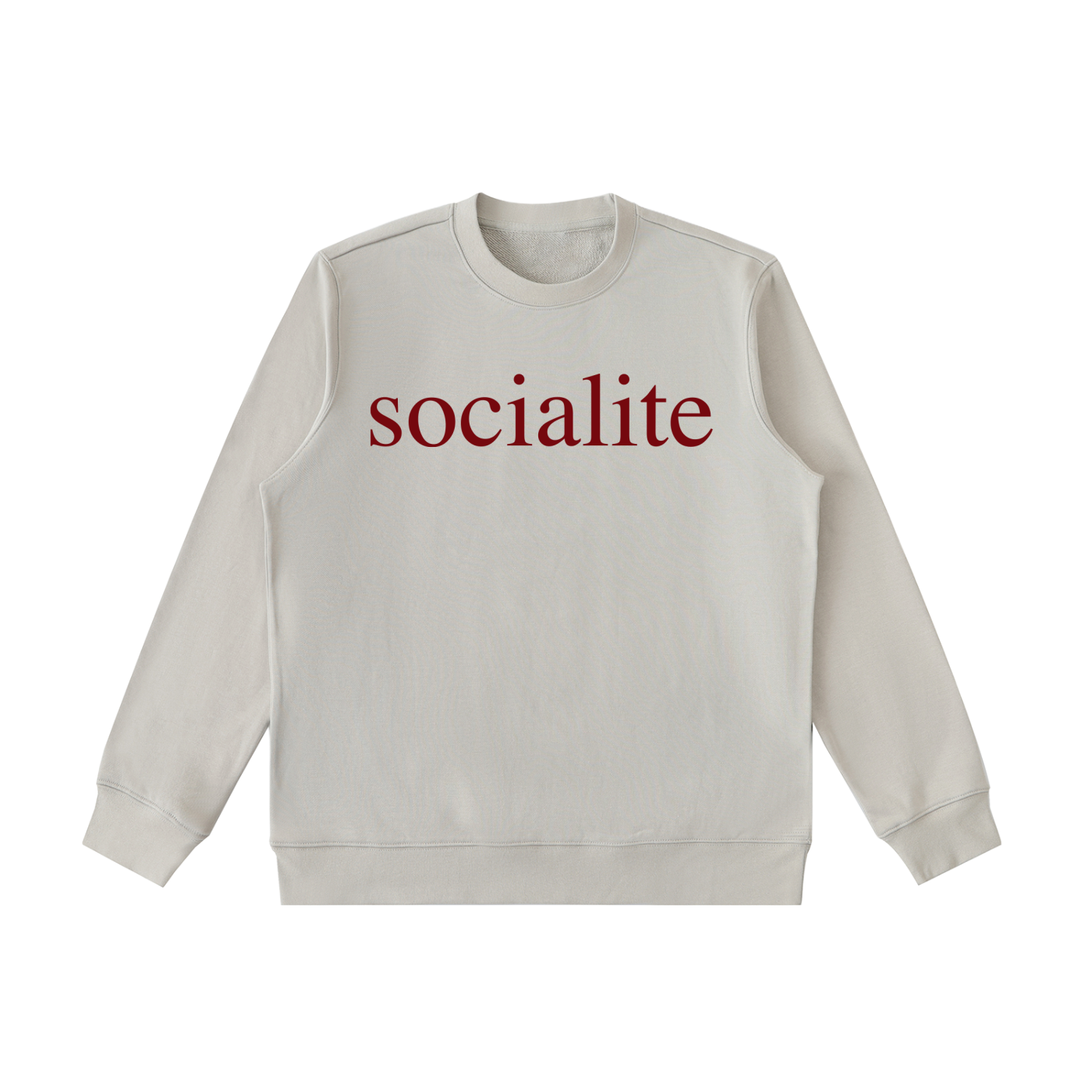 SOCIALITE: Essential Heavyweight Crewneck  Sweatshirt