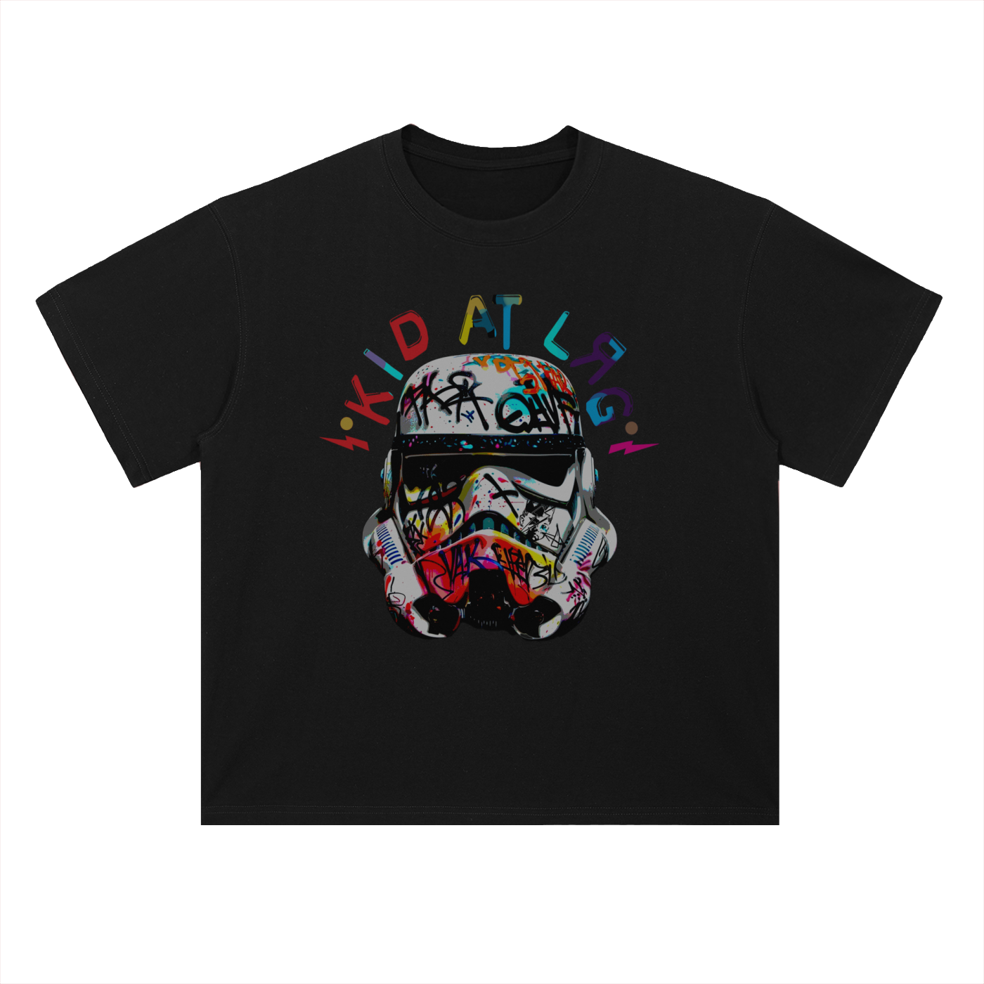 MAYHEM:Heavyweight Drop Shoulder Cotton T-Shirt