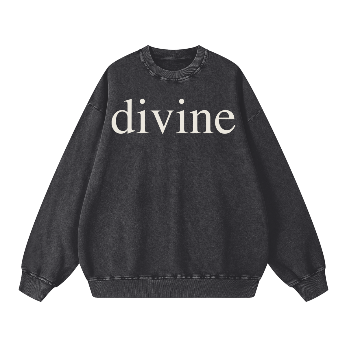 DEVINE: Snow Washed Oversized Sweatshirt