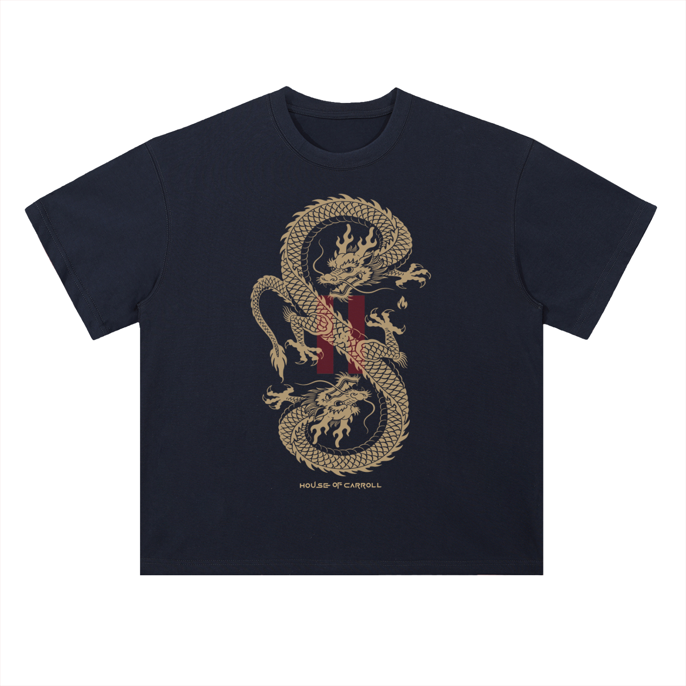 DRAGONZ: Heavyweight Drop Shoulder Cotton T-Shirt