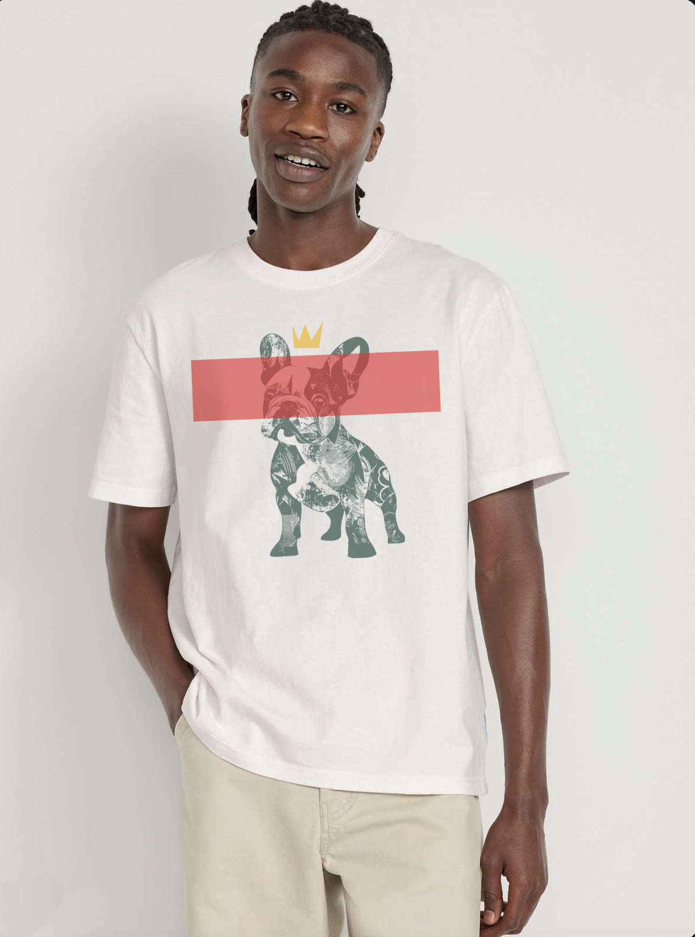 ASTRO: Mineral Wash Boxy Cotton T-Shirt