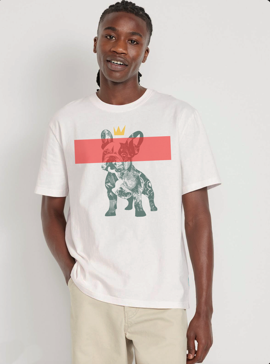 ASTRO: Mineral Wash Boxy Cotton T-Shirt