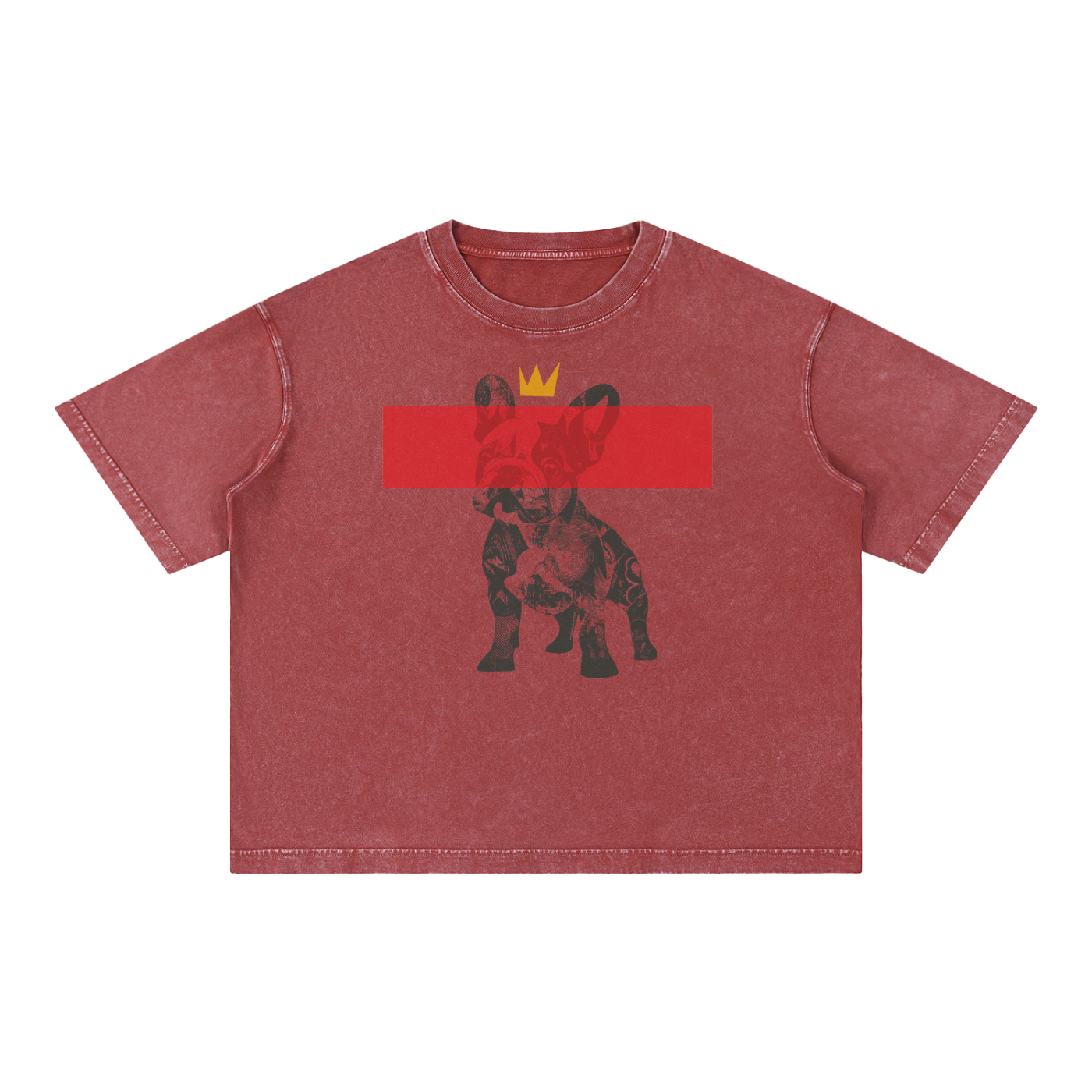 ASTRO: Mineral Wash Boxy Cotton T-Shirt