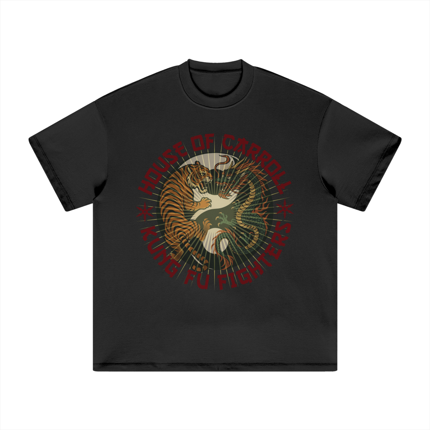 H.O.C KUNG-FU: Heavyweight Earth Tone T-Shirt