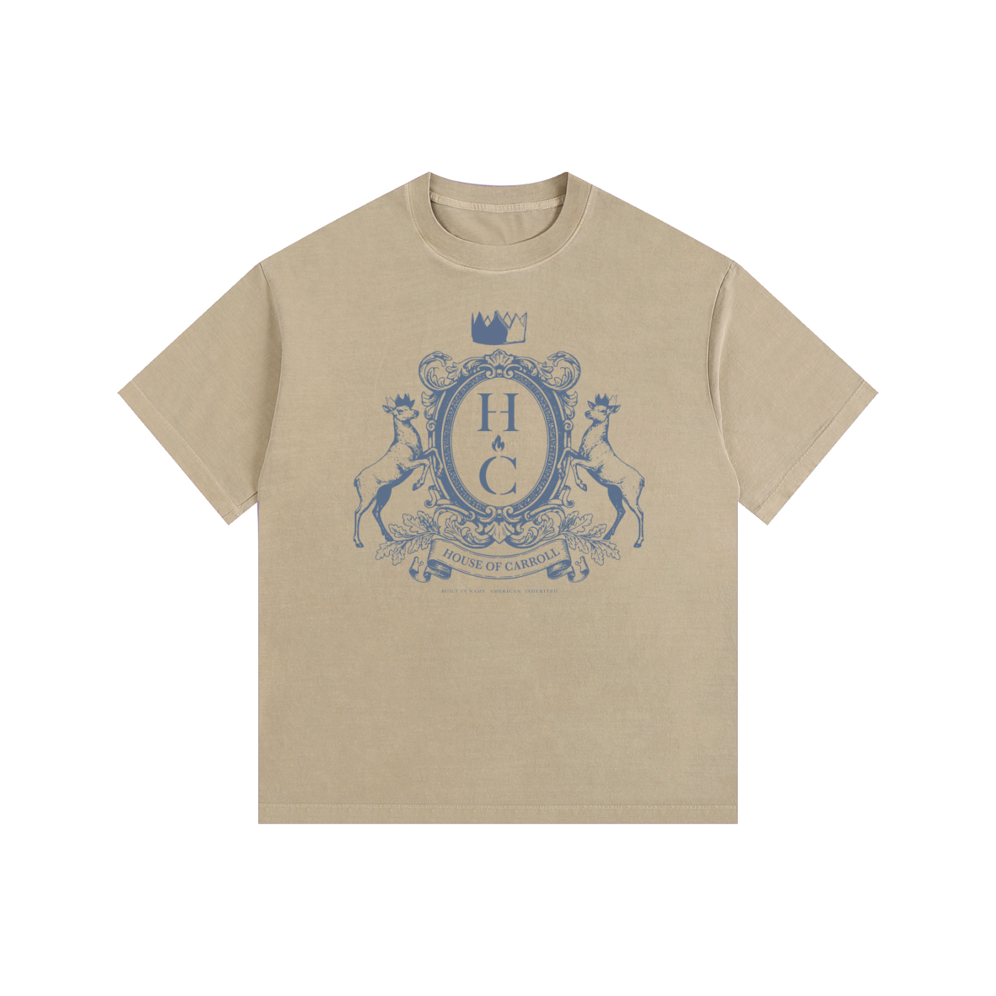 CREST LIFE: Vintage Washed Oversized Cotton T-Shirt