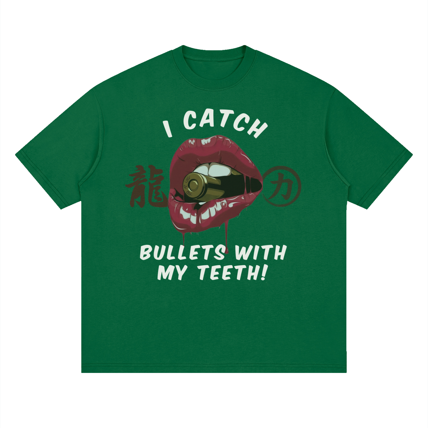 CATCHING BULLETS: Streetwear Loose Drop Shoulder T-Shirt