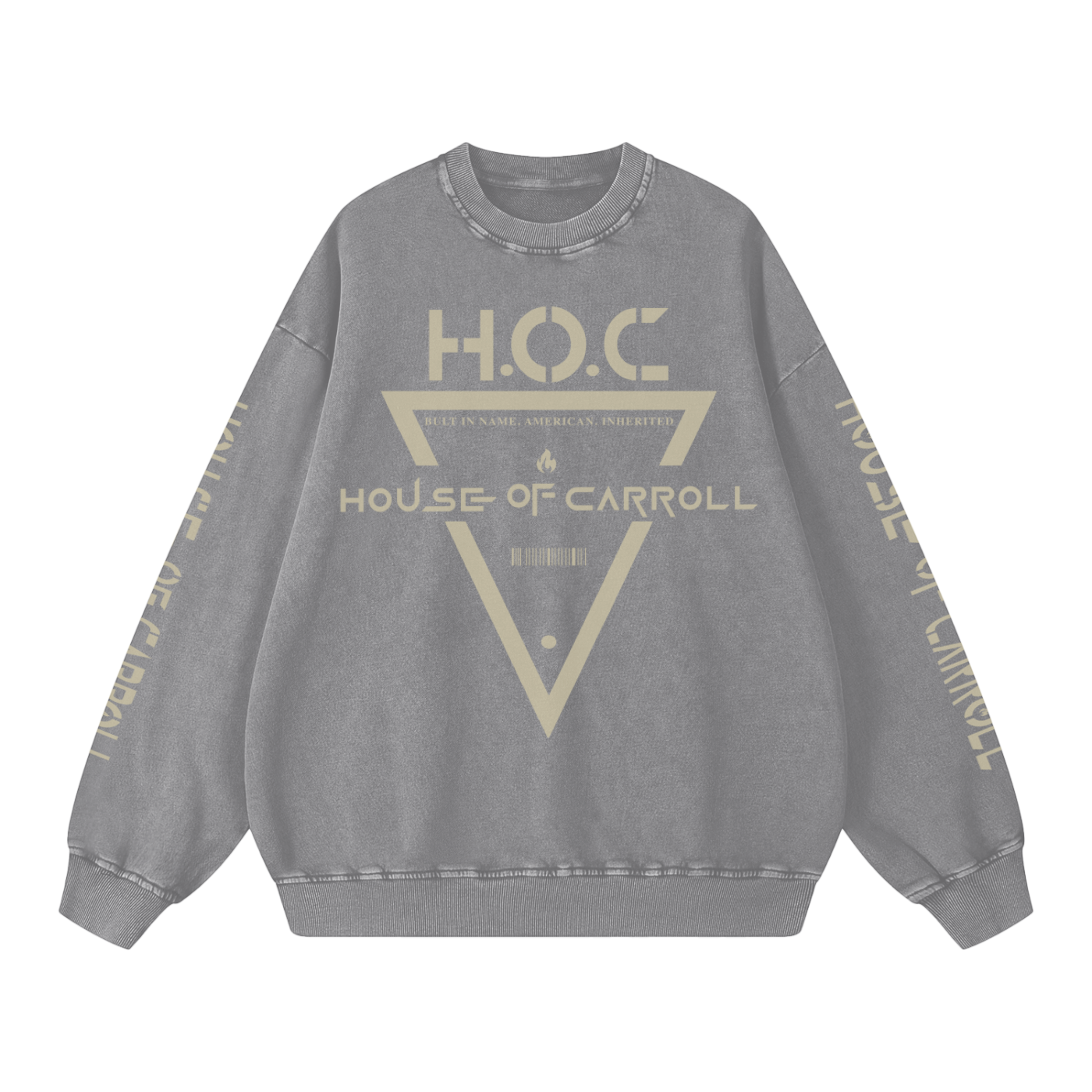 ORIGINAL GANGSTA SANCTUARY: Snow Washed Oversized Sweatshirt
