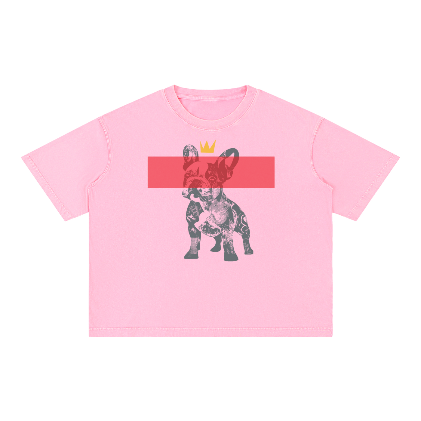 ASTRO: Mineral Wash Boxy Cotton T-Shirt