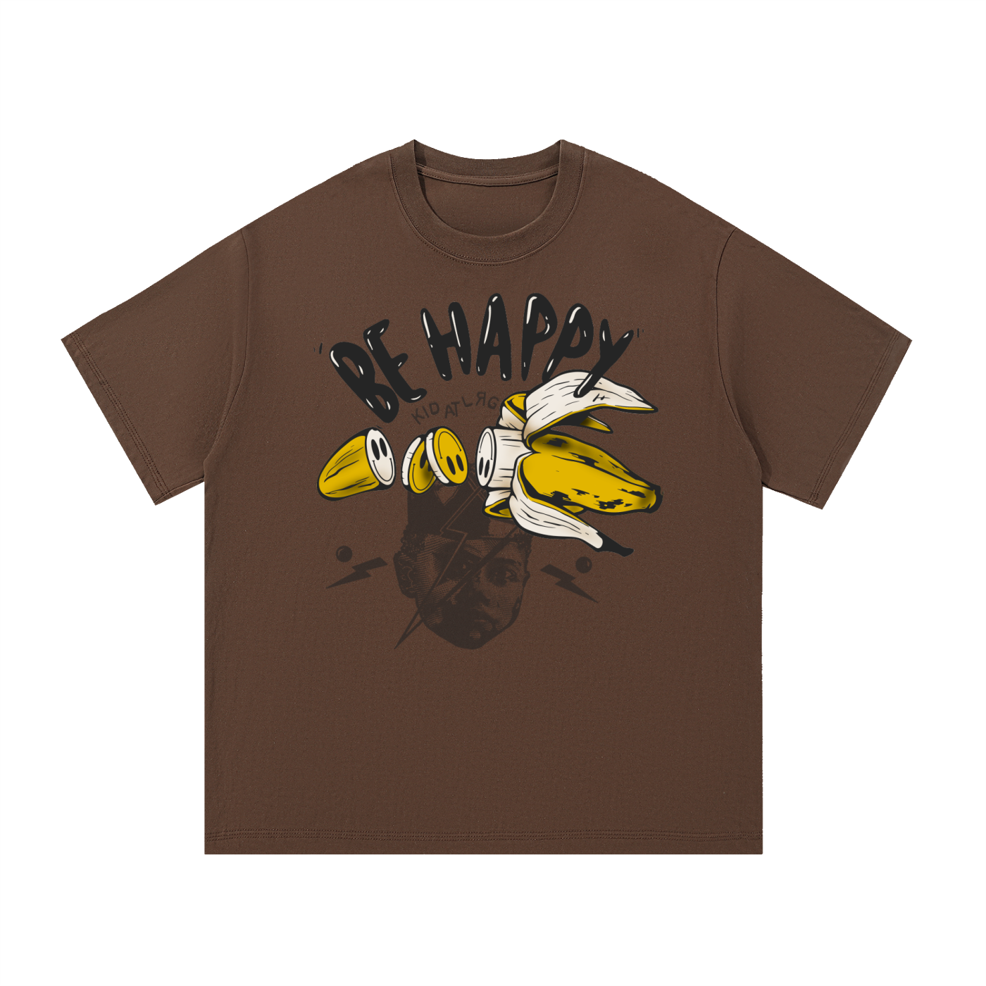 BE HAPPY: Essential Cotton T-Shirt