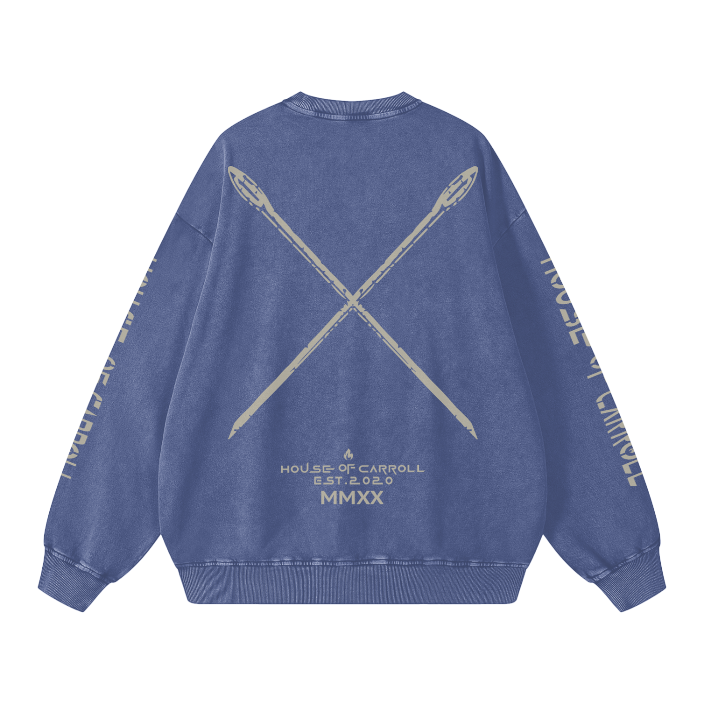 ORIGINAL GANGSTA SANCTUARY: Snow Washed Oversized Sweatshirt