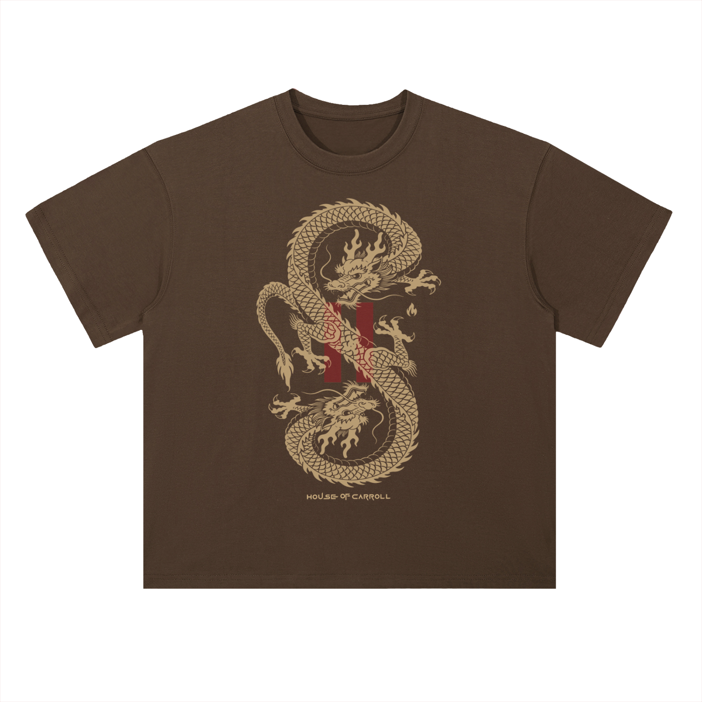 DRAGONZ: Heavyweight Drop Shoulder Cotton T-Shirt