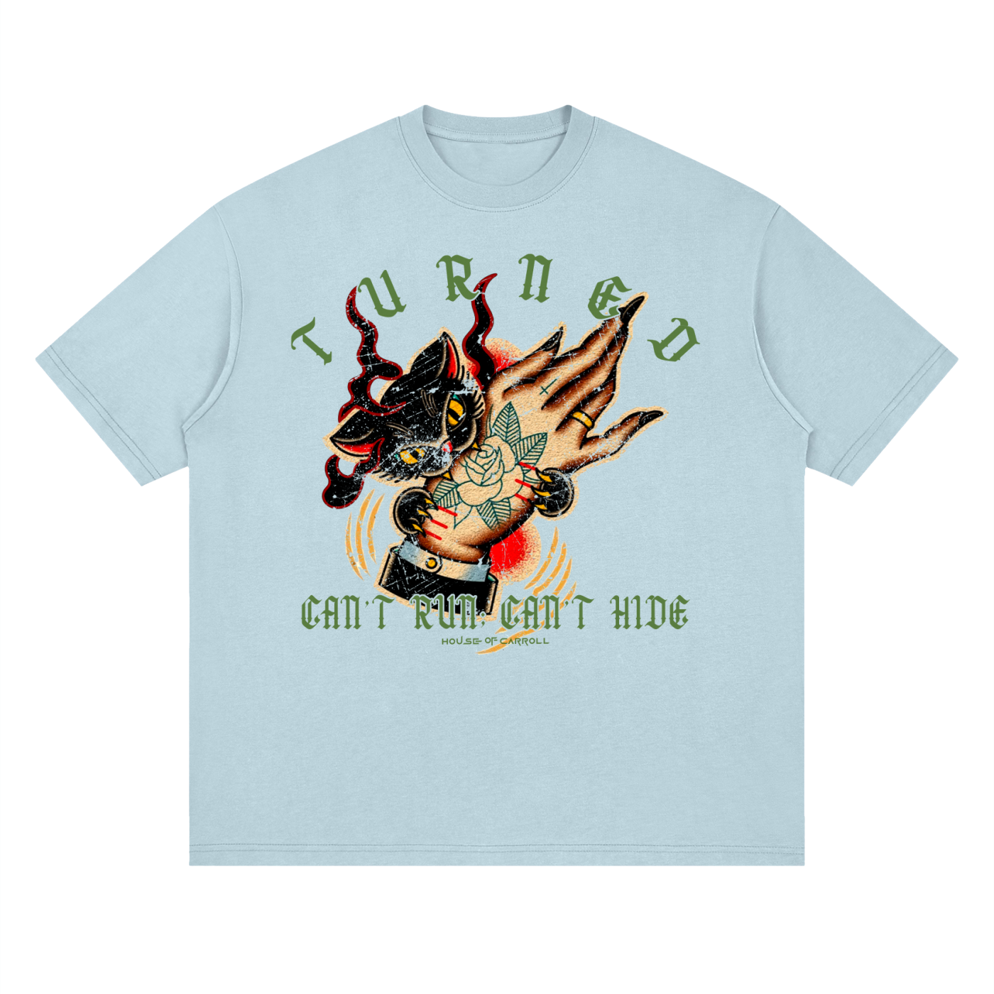 TURNED: Streetwear Loose Drop Shoulder T-Shirt