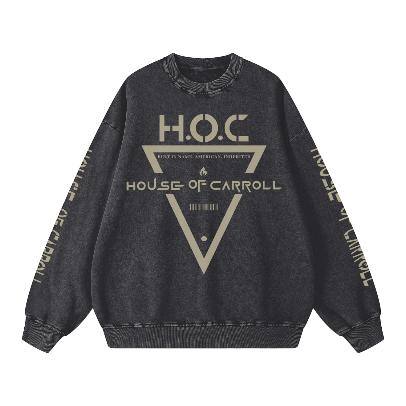 ORIGINAL GANGSTA SANCTUARY: Snow Washed Oversized Sweatshirt