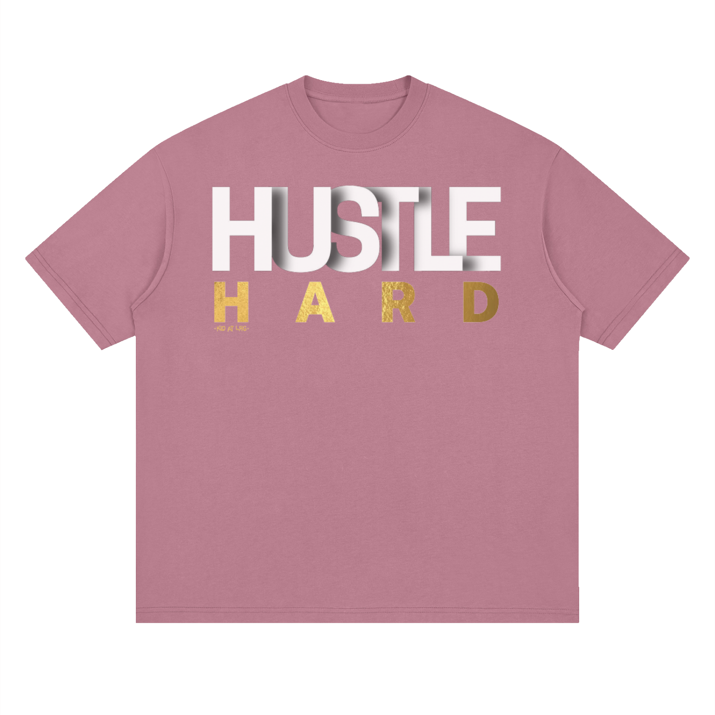 HUSTLE: Streetwear Loose Drop Shoulder T-Shirt
