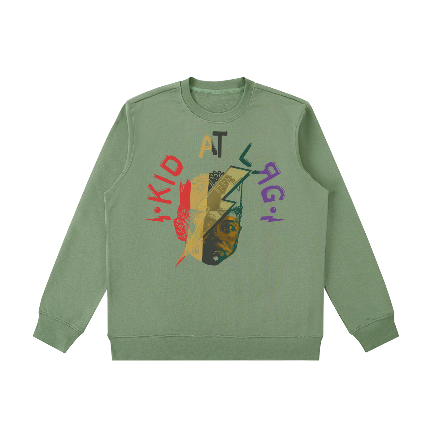 TRADITIONAL KAL LOGO: Essential Heavyweight Crewneck  Sweatshirt