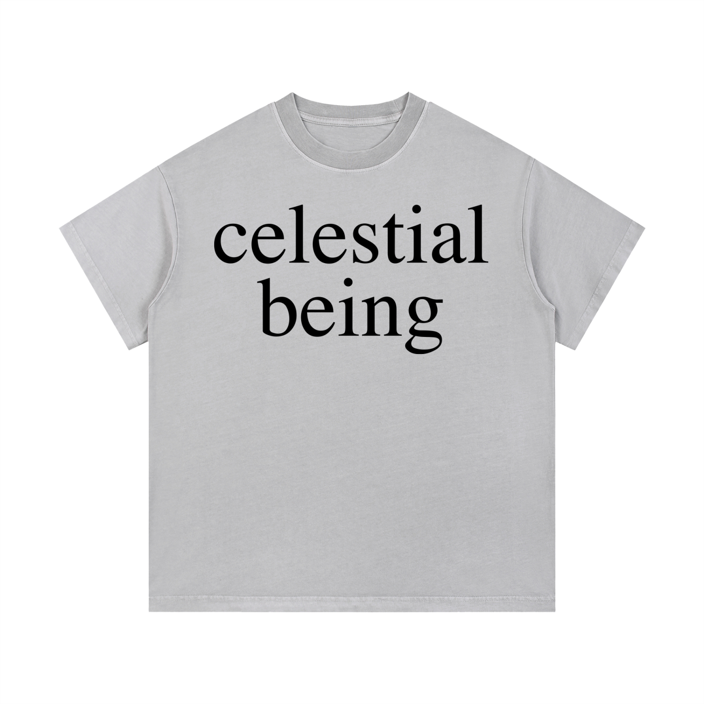 CELESTIAL BEING: Vintage Wash Cotton T-Shirt