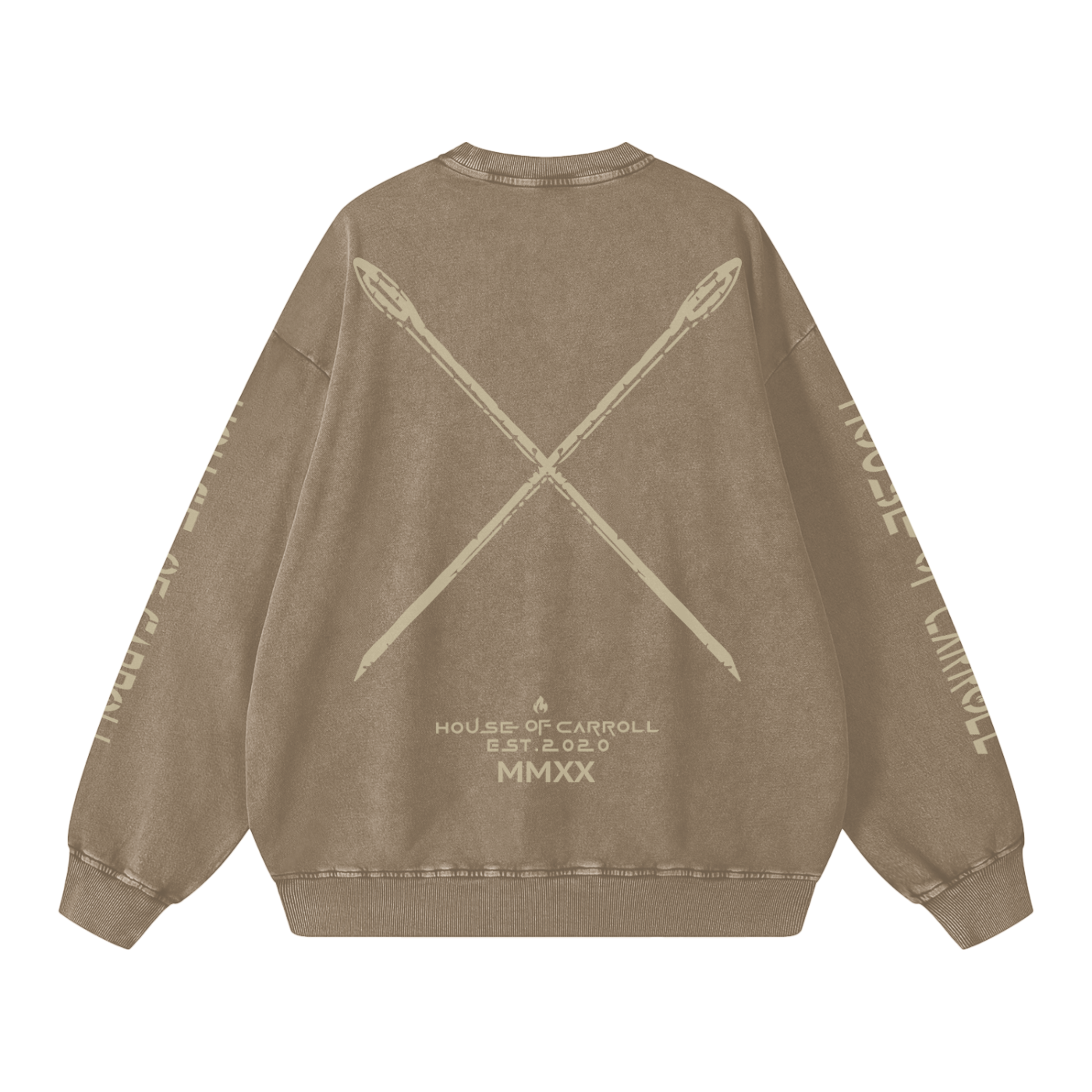 ORIGINAL GANGSTA SANCTUARY: Snow Washed Oversized Sweatshirt