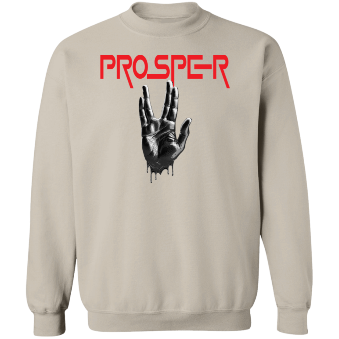 LONG PROSPER G180 Gildan Crewneck Pullover Sweatshirt