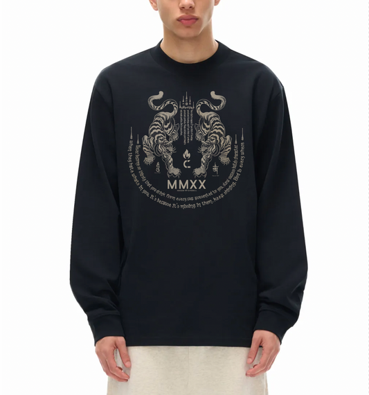 THE TWINS 3: Essential Non-Shrink Mock Neck Sweatshirt