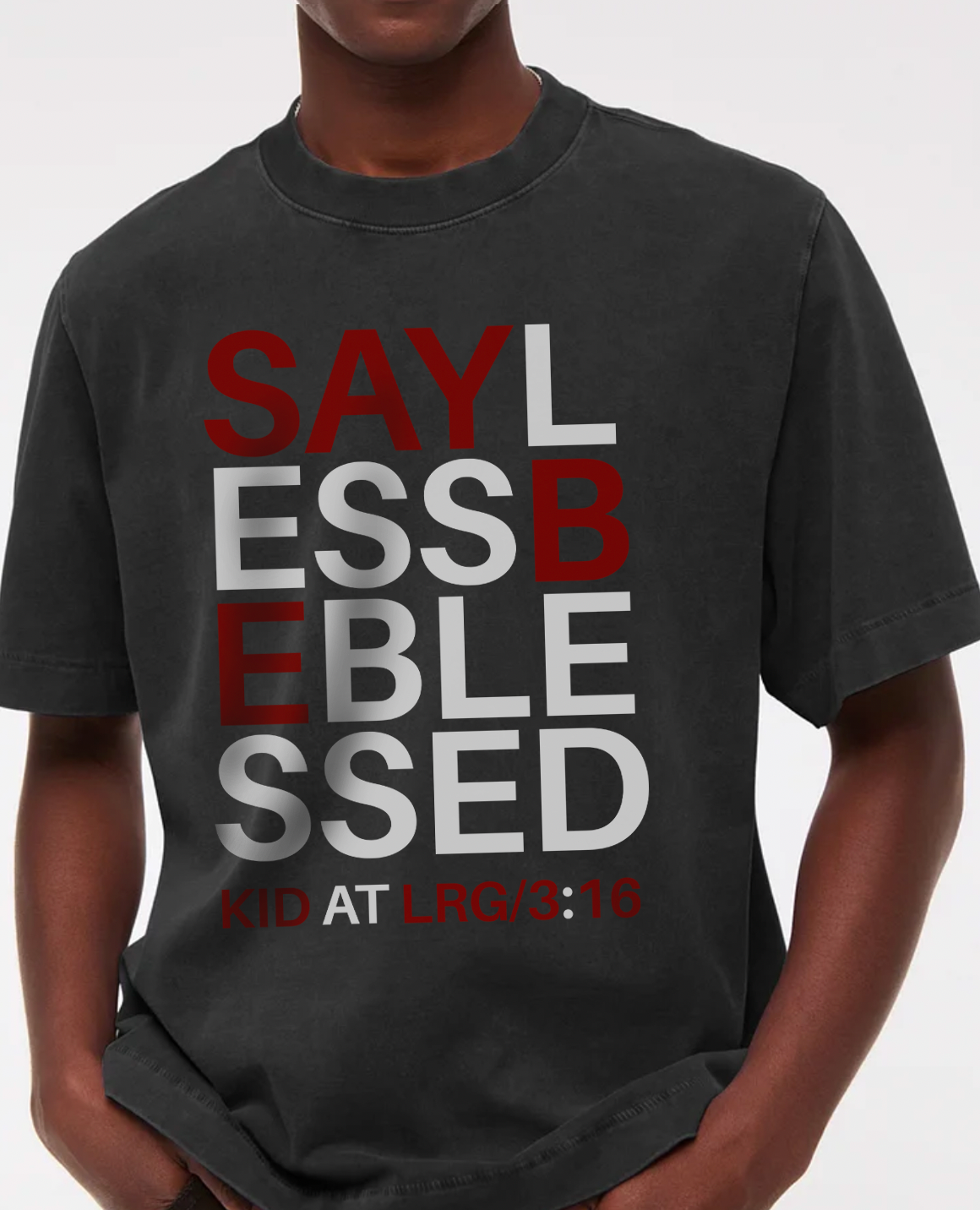 BE BLESSED KID 3:16: Unisex Pure Cotton T-Shirt