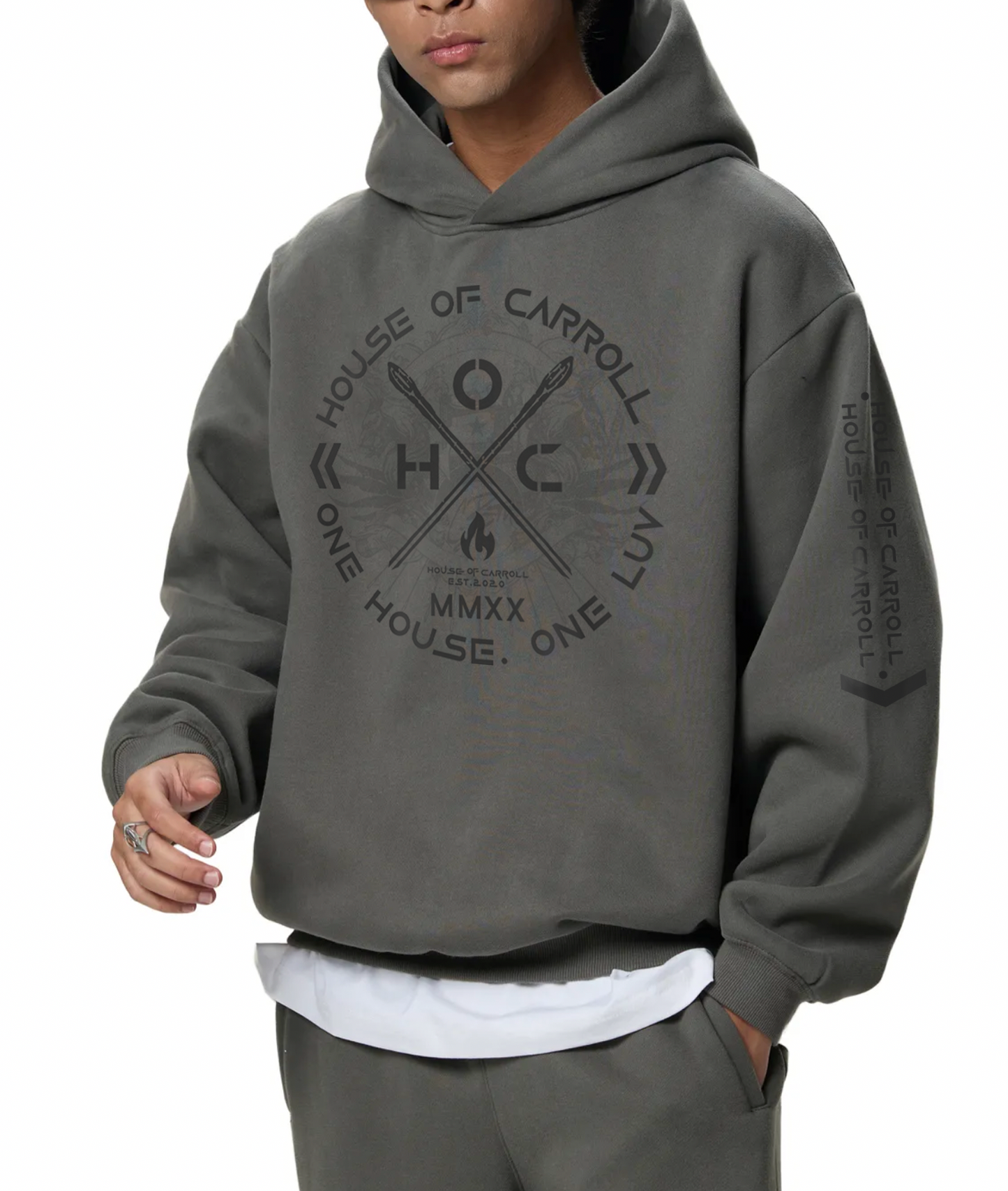 ORACLE: Fleeced Boxy Hoodie