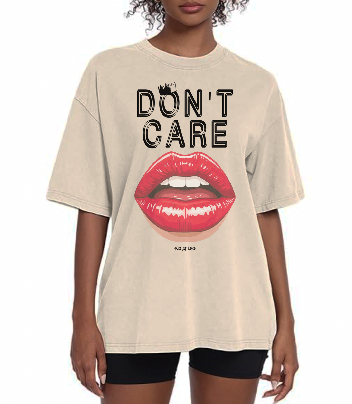 DON'T CARE: Essential Cotton T-Shirt