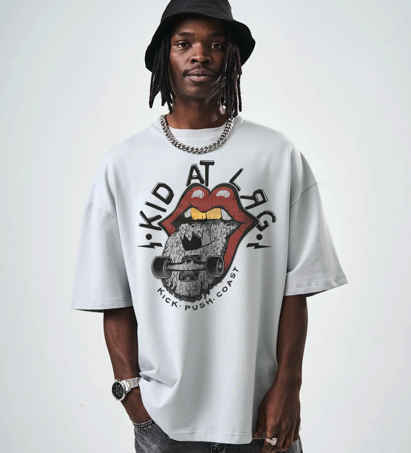 SKATERS MOUTH: Essential Cotton T-Shirt