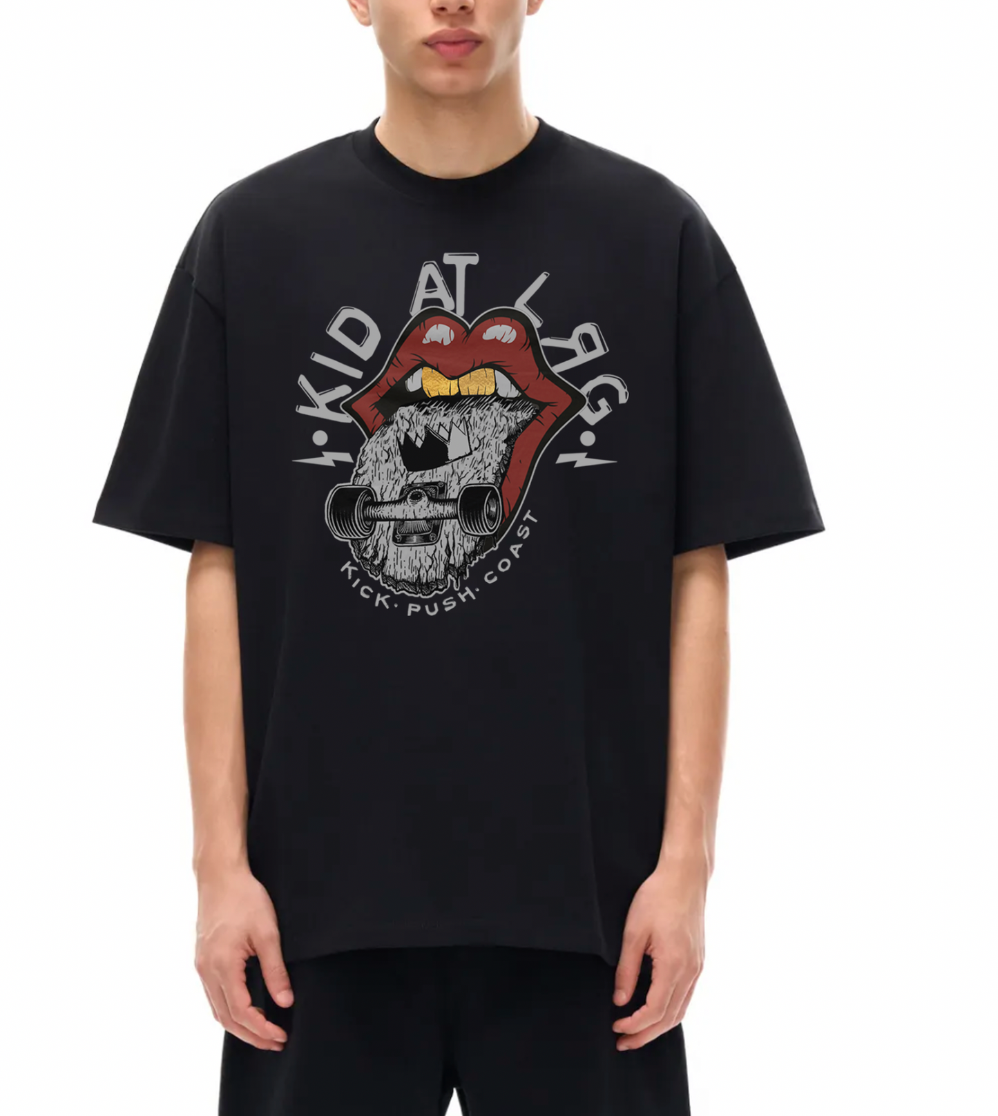 SKATERS MOUTH: Essential Cotton T-Shirt