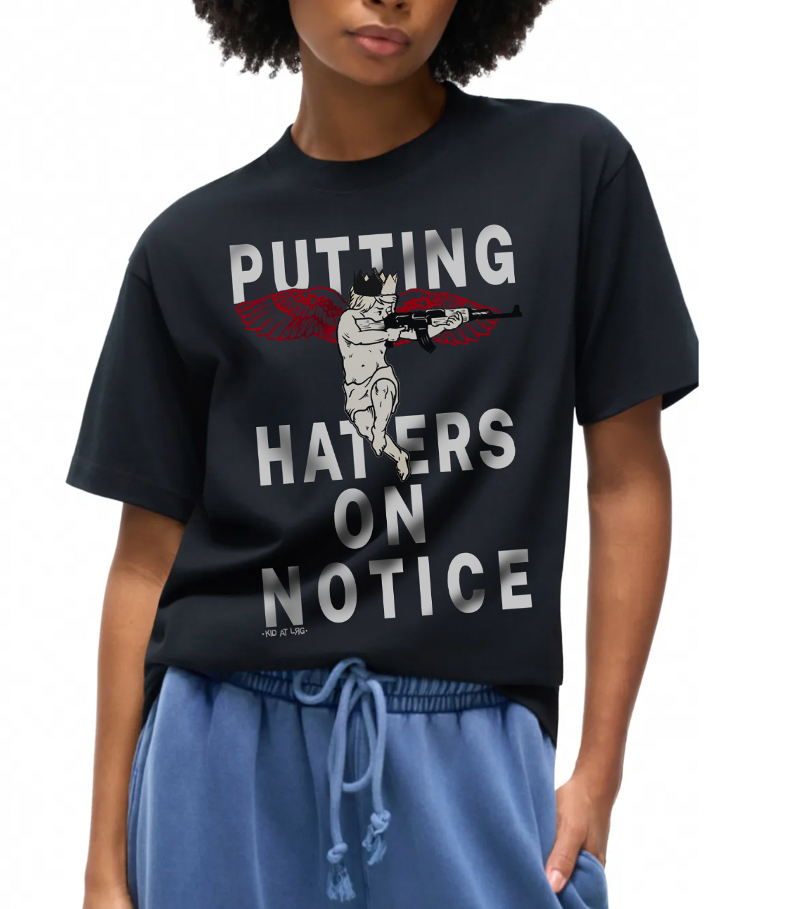 HATERS ON NOTICE: Vintage Washed Oversized Cotton T-Shirt