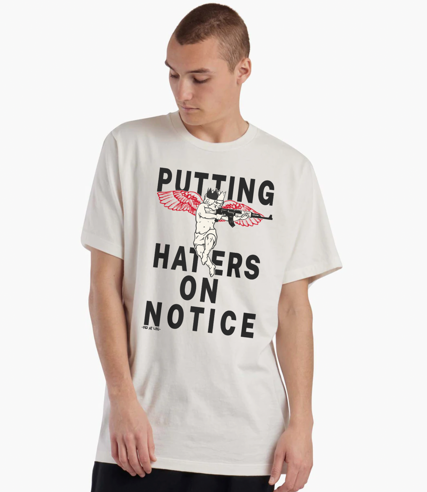HATERS ON NOTICE: Vintage Washed Oversized Cotton T-Shirt