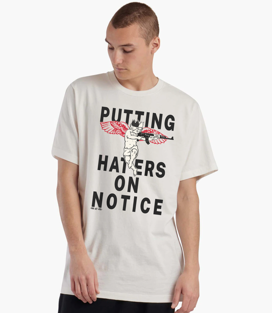 HATERS ON NOTICE: Vintage Washed Oversized Cotton T-Shirt
