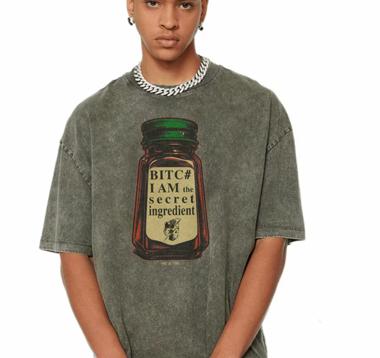 INGREDIENT: Vintage Washed Oversized Cotton T-Shirt