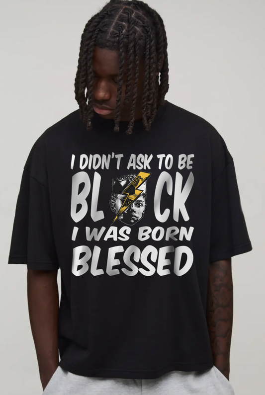 BORN BLESSED 1: Essential Cotton T-Shirt