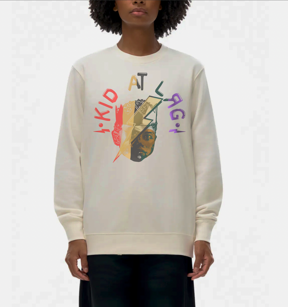 TRADITIONAL KAL LOGO: Essential Heavyweight Crewneck  Sweatshirt