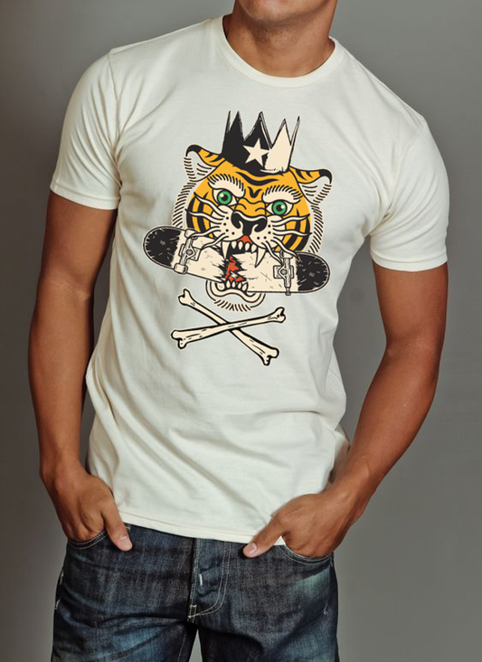 TIGER BOMB: CC1717 Heavyweight Garment-Dyed T-Shirt