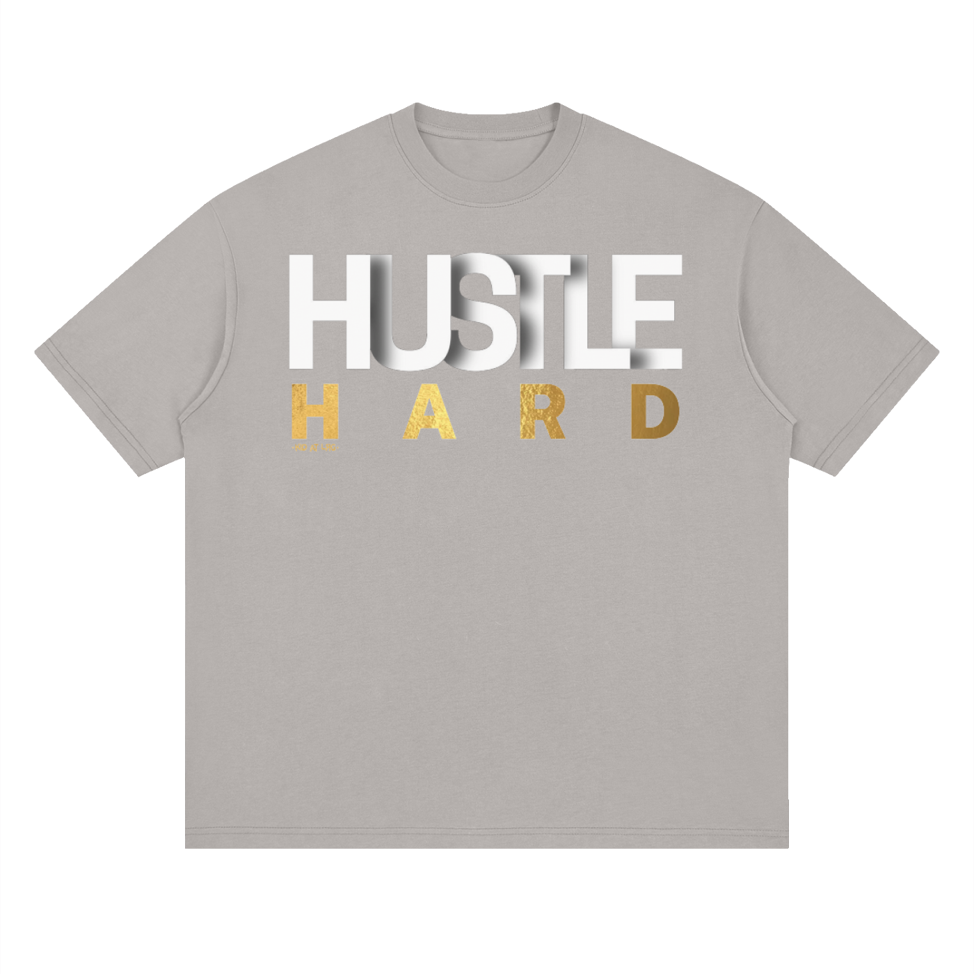 HUSTLE: Streetwear Loose Drop Shoulder T-Shirt