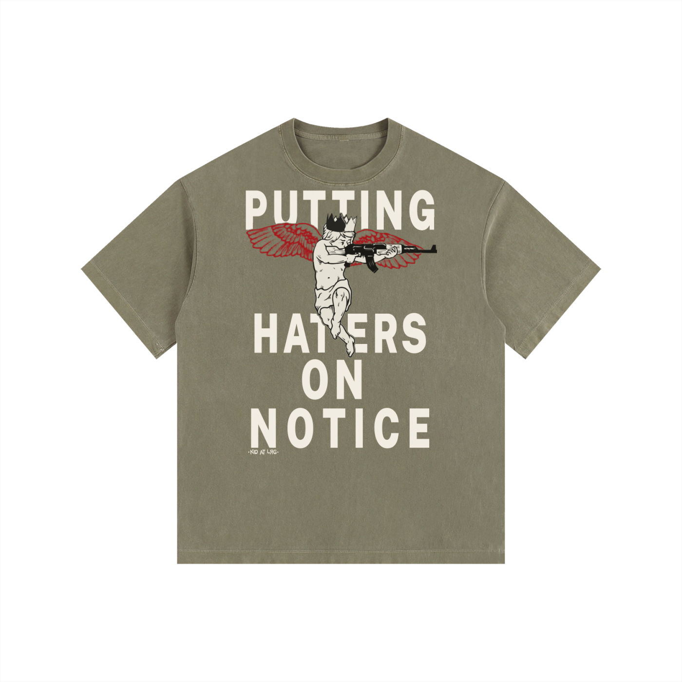 HATERS ON NOTICE: Vintage Washed Oversized Cotton T-Shirt
