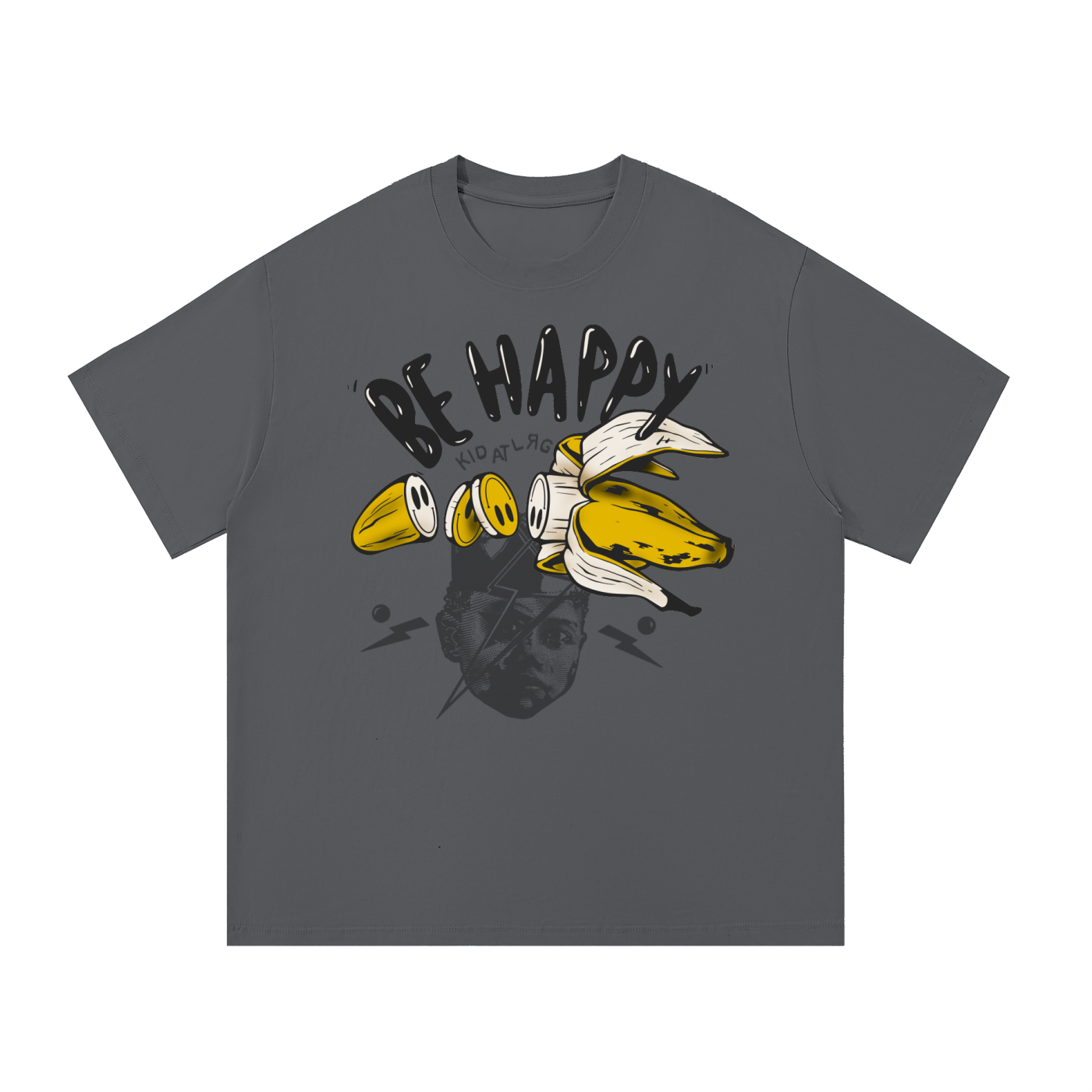 BE HAPPY: Essential Cotton T-Shirt
