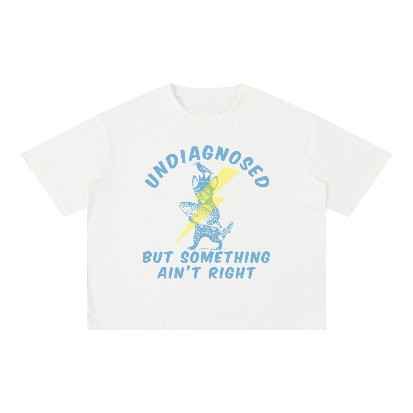 UNDIAGNOSED: Mineral Wash Boxy Cotton T-Shirt