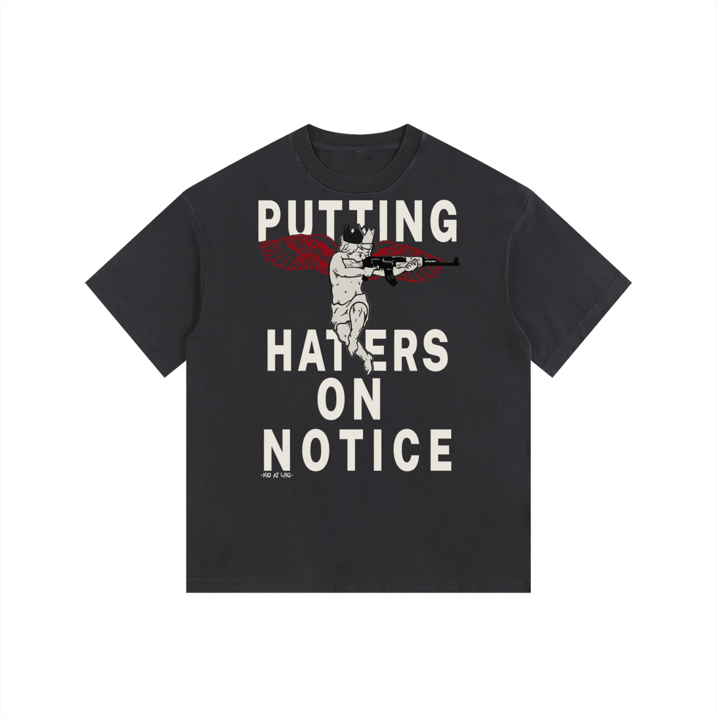 HATERS ON NOTICE: Vintage Washed Oversized Cotton T-Shirt