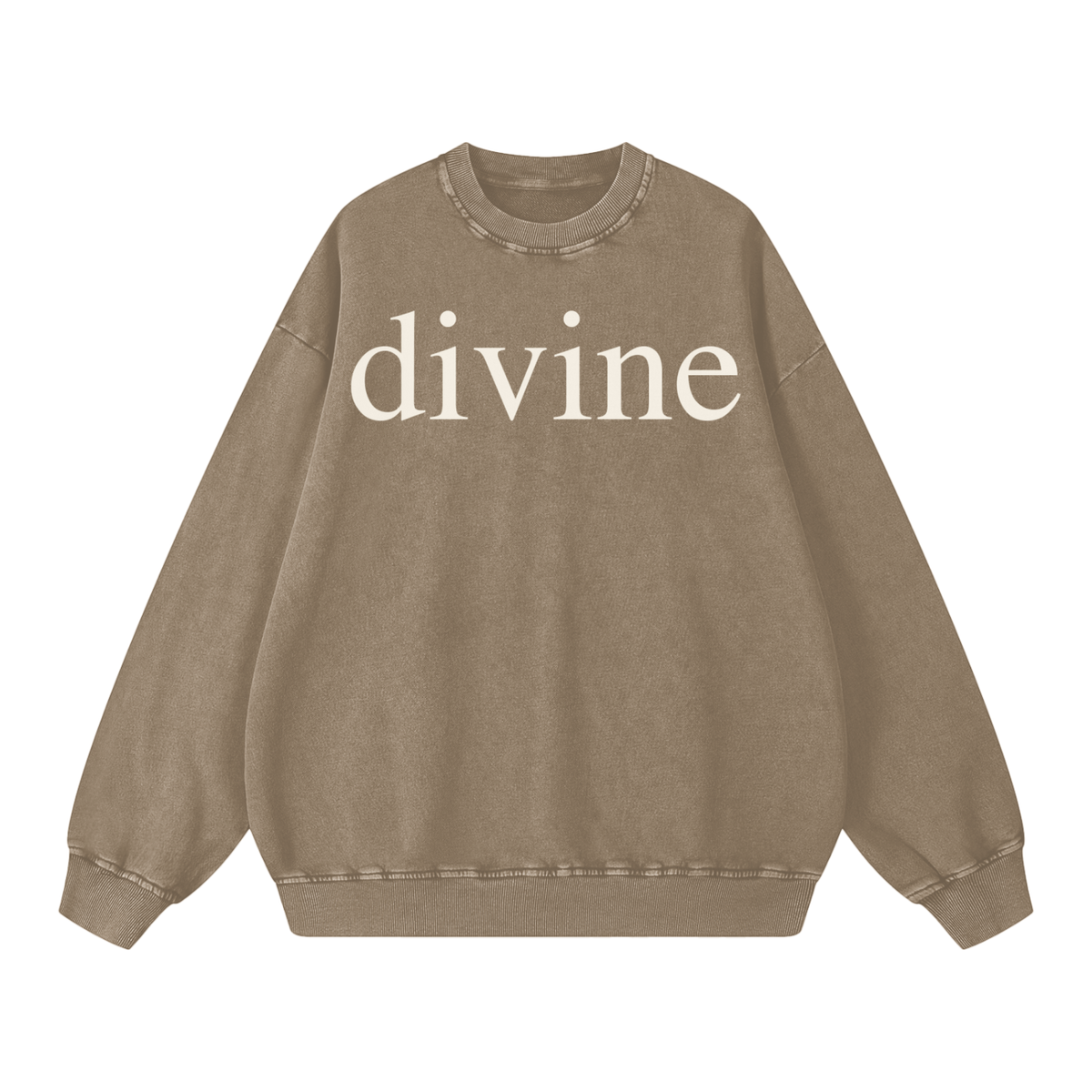 DEVINE: Snow Washed Oversized Sweatshirt