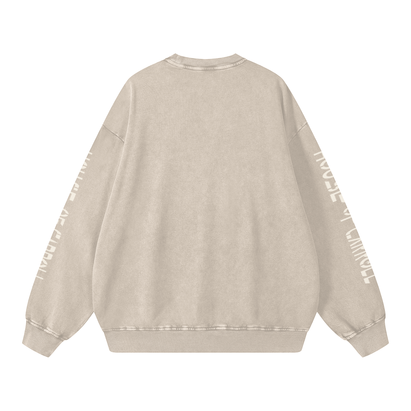 GOLDEN STATUE: Snow Washed Oversized Sweatshirt